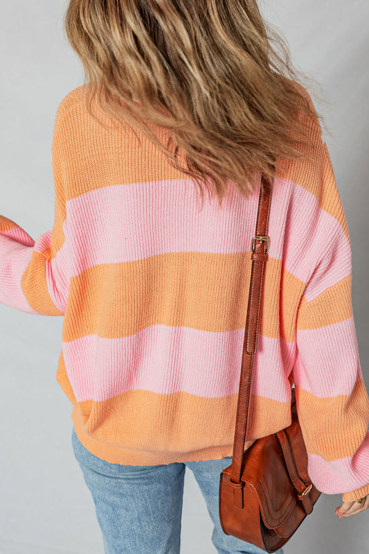 Claire Half Zip Oversize Sweater