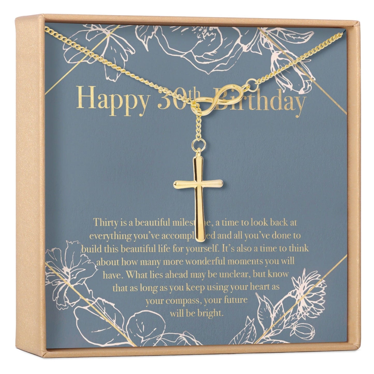 30th Birthday Necklace, Multiple Styles