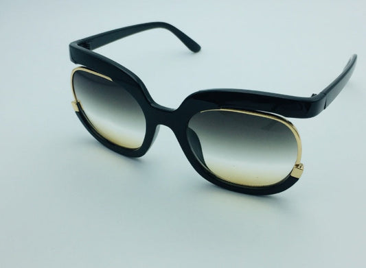 Cat Eye Half-Frame UV400 Sunglasses – Women’s Fashion Eyewear