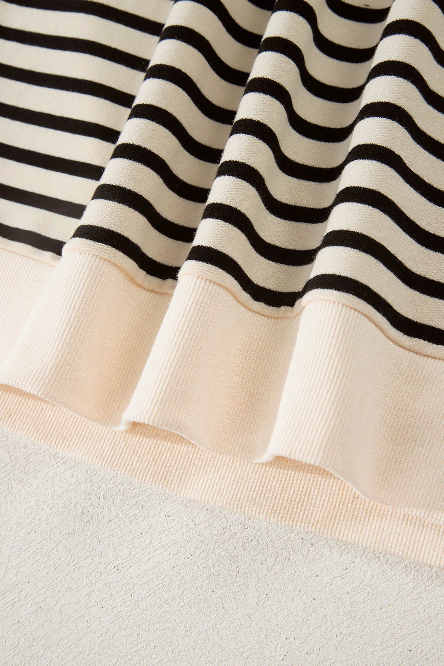 Stripe Colorblock Zip Polo & Drawstring Shorts Set