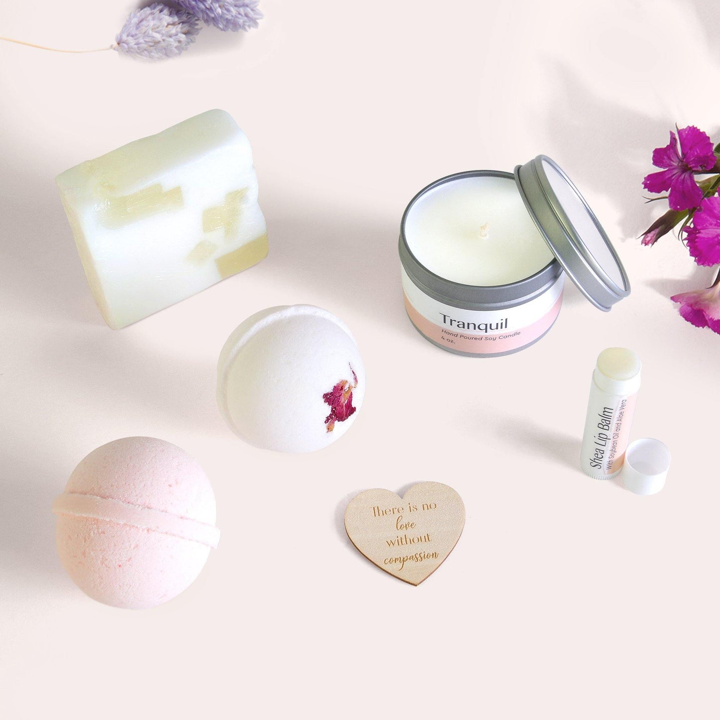 37th Birthday Compass Necklace Spa Gift Box Set