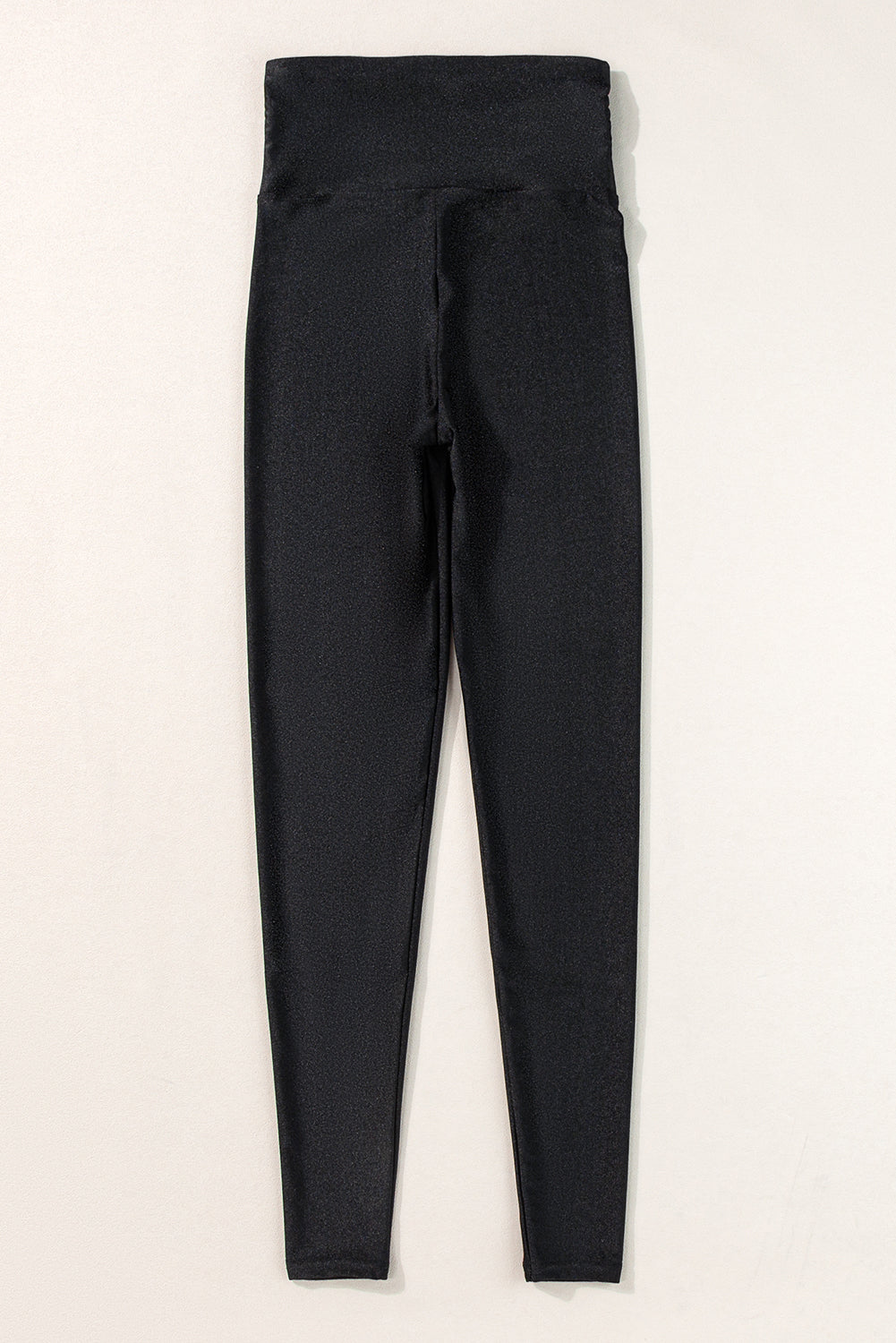 Solid High Waist Tight Leggings