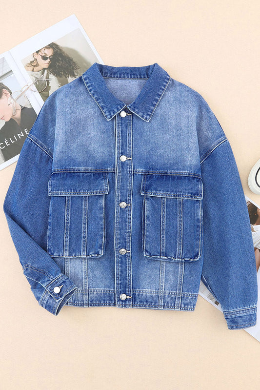 Isabella Drop Shoulder Loose Jacket