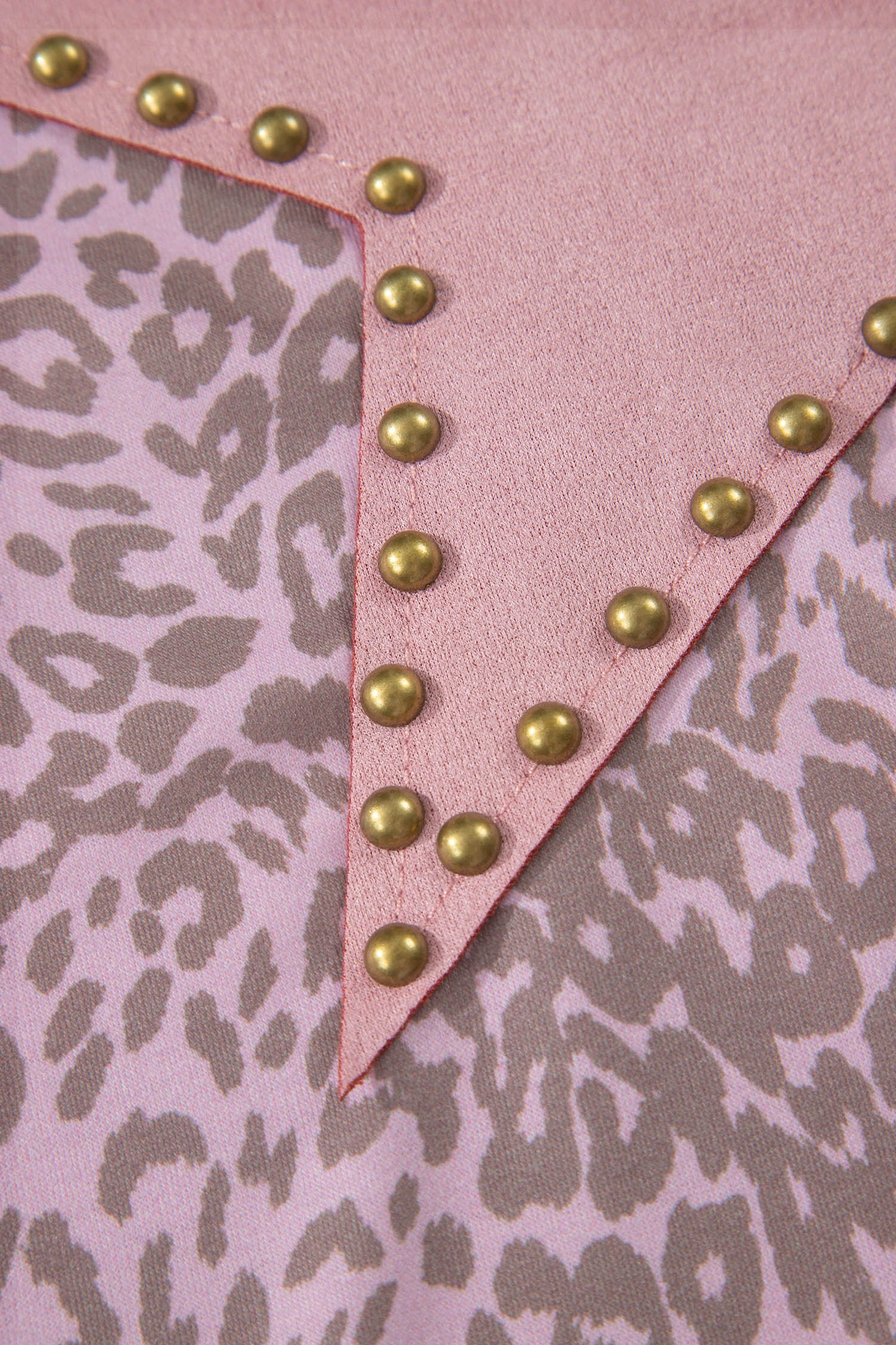 Leopard Retro Star Studded Short Sleeve Tee