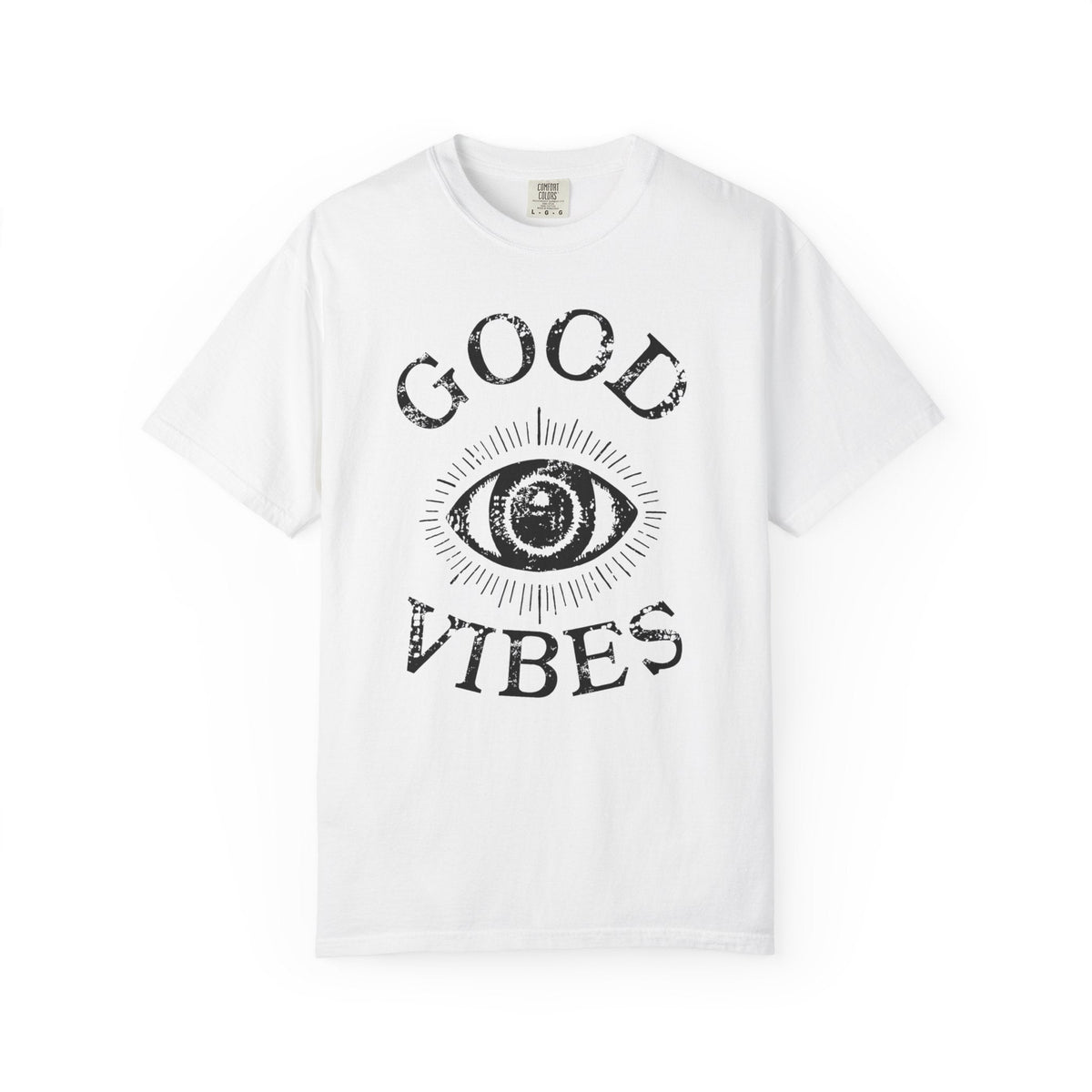 Good Vibes Eye T-Shirt: Vintage Mystic Graphic Tee