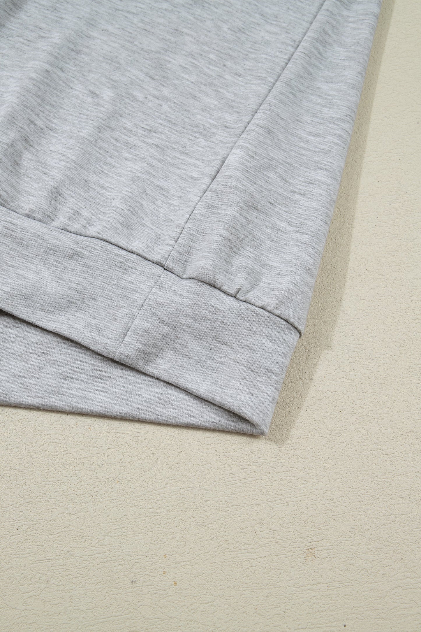 Collared V-Neck Tee & Drawstring Shorts Set