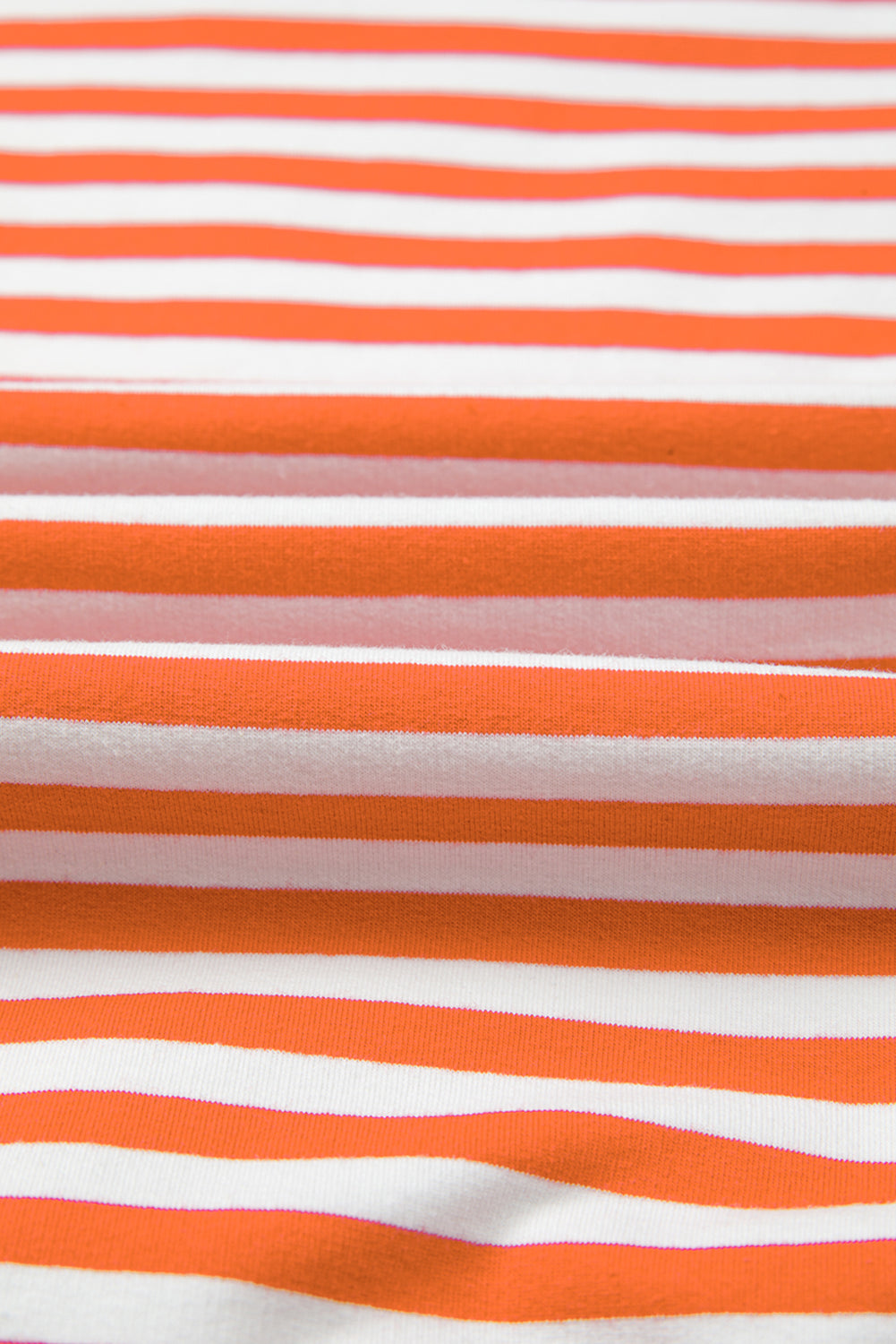 Stripe Reverse Seam Drop Shoulder Top