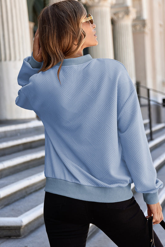 Nylah Stand Zipper Bomber Jacket
