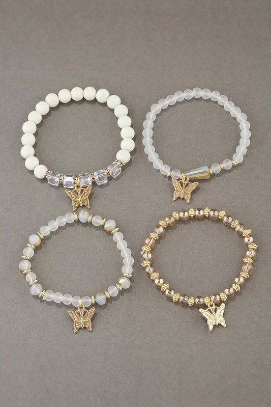 Selena Beaded 4pcs Bracelet Set