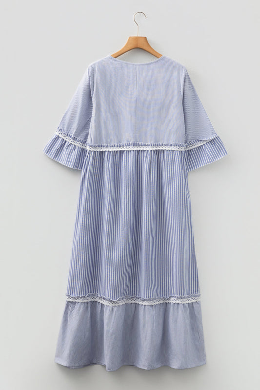 Raya Bracelet Sleeve Maxi Dress