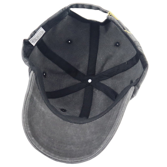 "I'd Rather Be Ghost Hunting" Embroidered Baseball Cap – Vintage Washed Hat