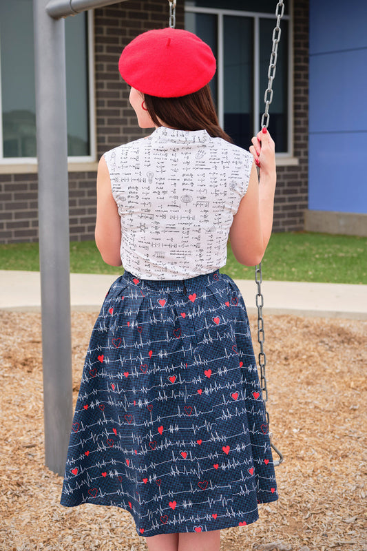 Doris Skirt in Heartbreaker - Small only