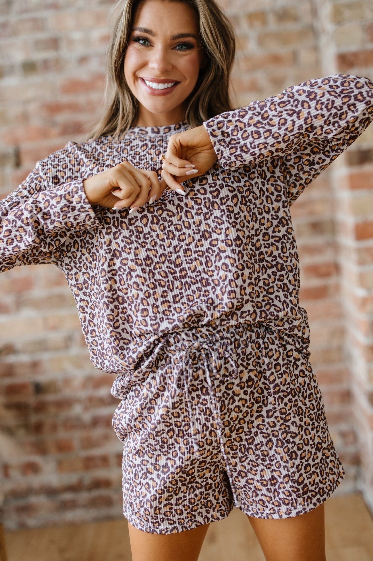 Willow Ribbed Long Sleeve Lounge Set