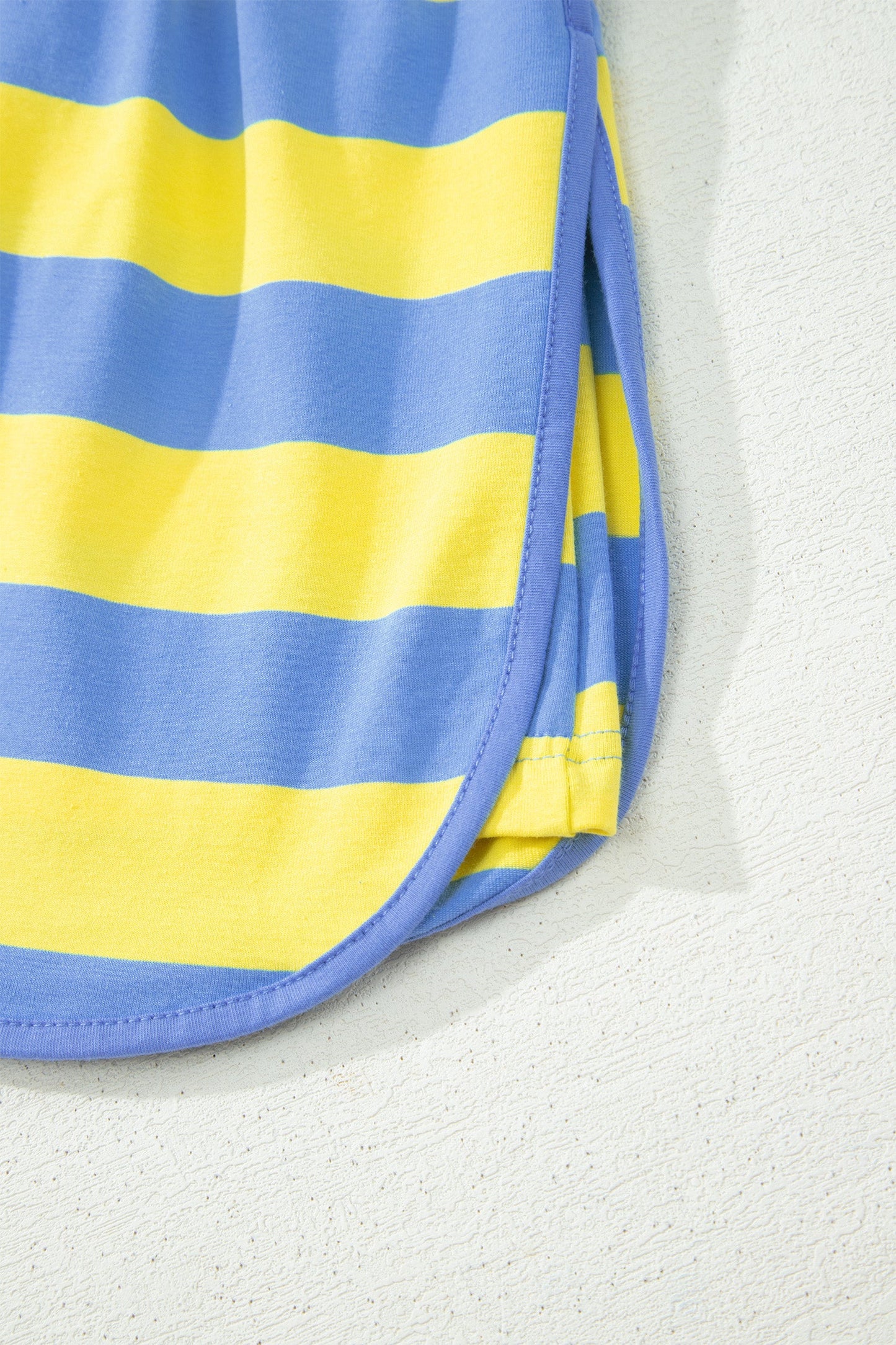 Stripe Dolman Tee & Drawstring Skort Set
