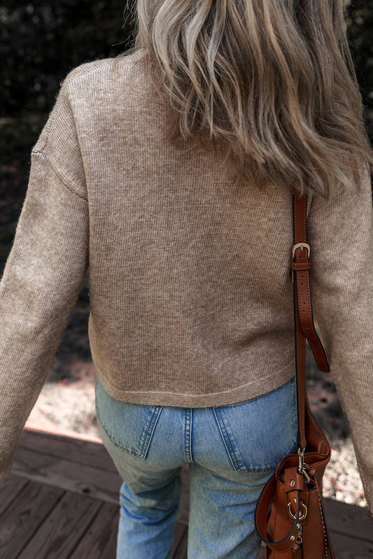 Abigail Detail Drop Shoulder Sweater