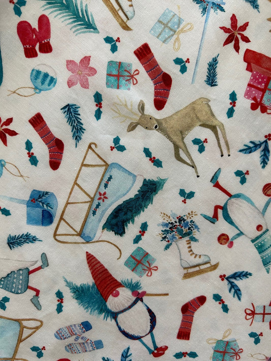 Winter Cheer Vintage Dress