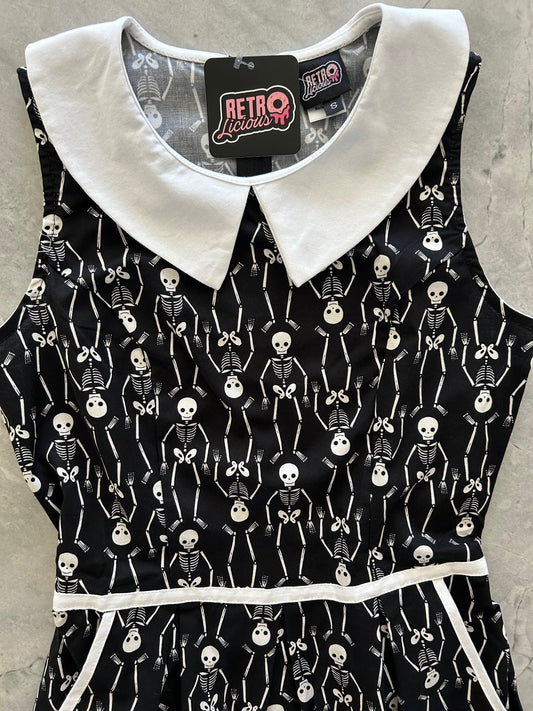Skeleton Collared Dress - 1X only, 1 left!