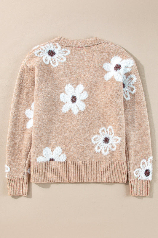 Keily Print Knitted Up Cardigan