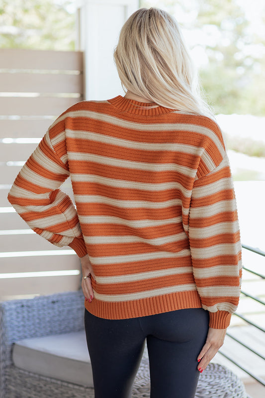 Isabella Trim Drop Shoulder Sweater