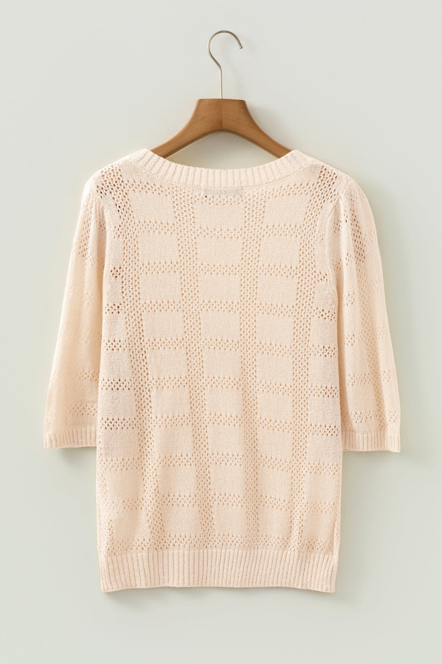 Belen Knit Short Sleeve Sweater