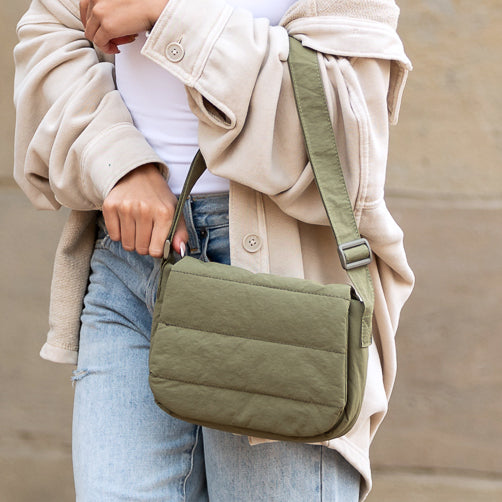 Afton Quilted Foldover Crossbody
