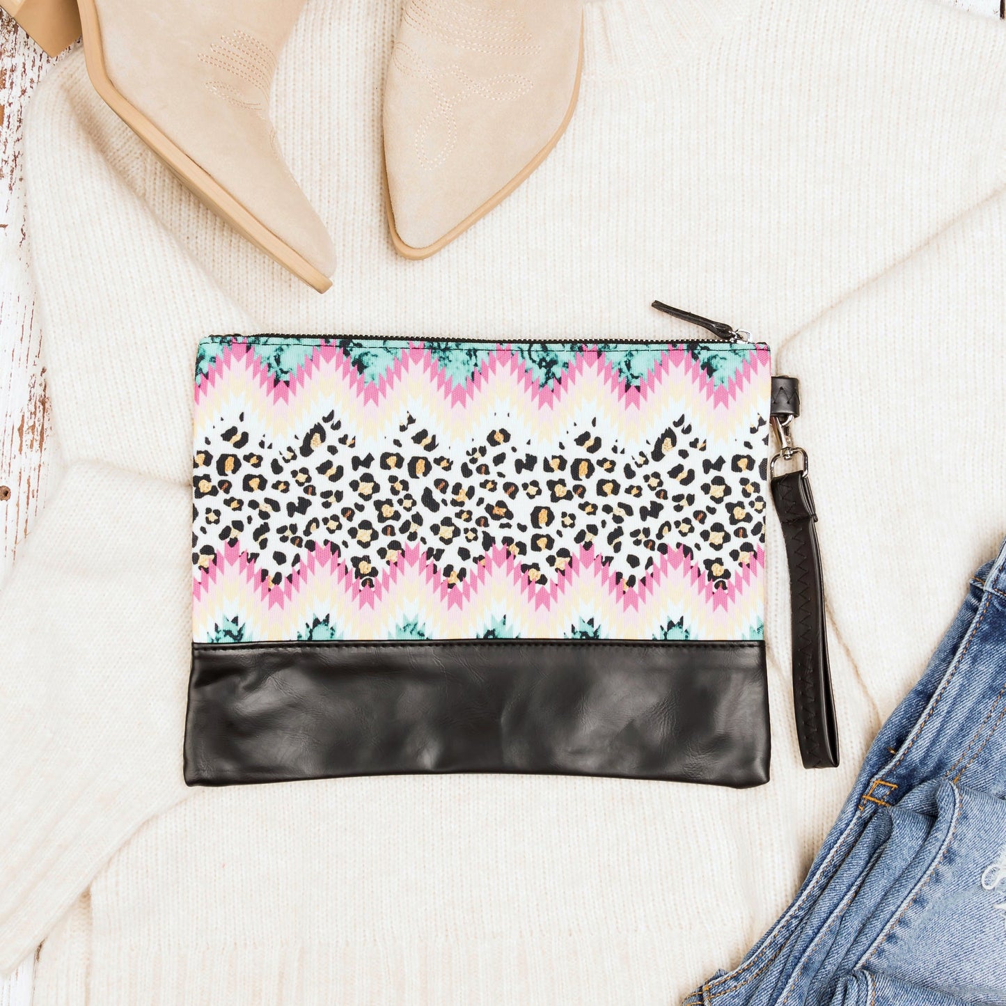 Aztec Boho Clutch