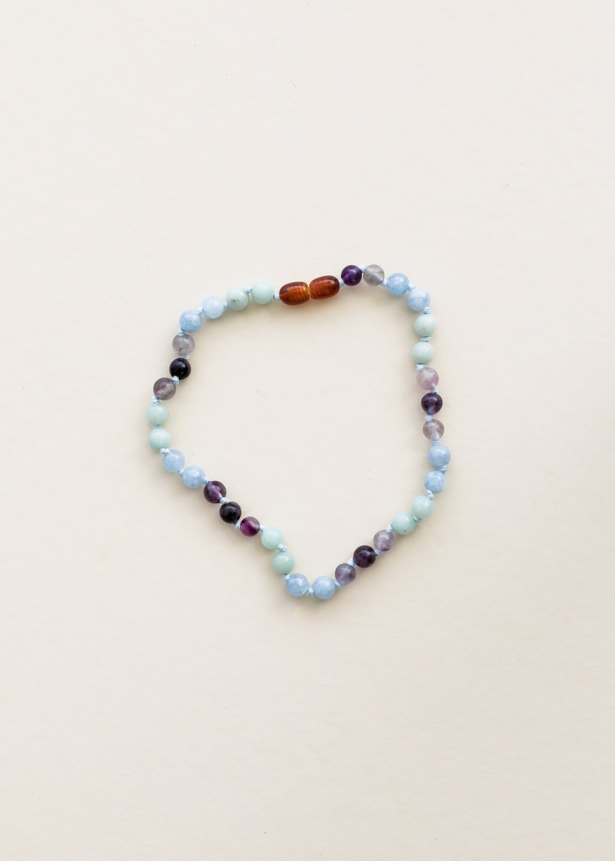 Amethyst + Amazonite + Aquamarine || Gemstone Bracelet
