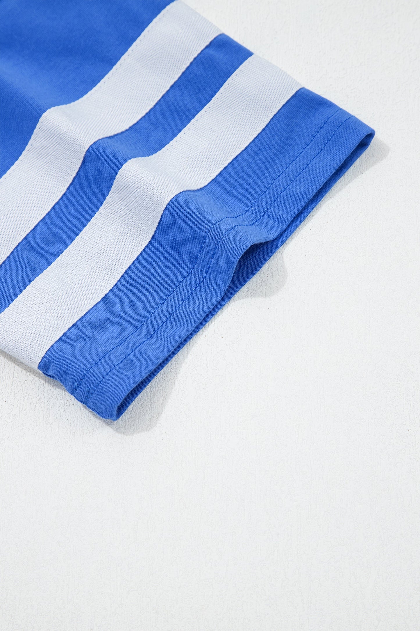 Varsity Stripe Crew Neck Short Sleeve T-Shirt