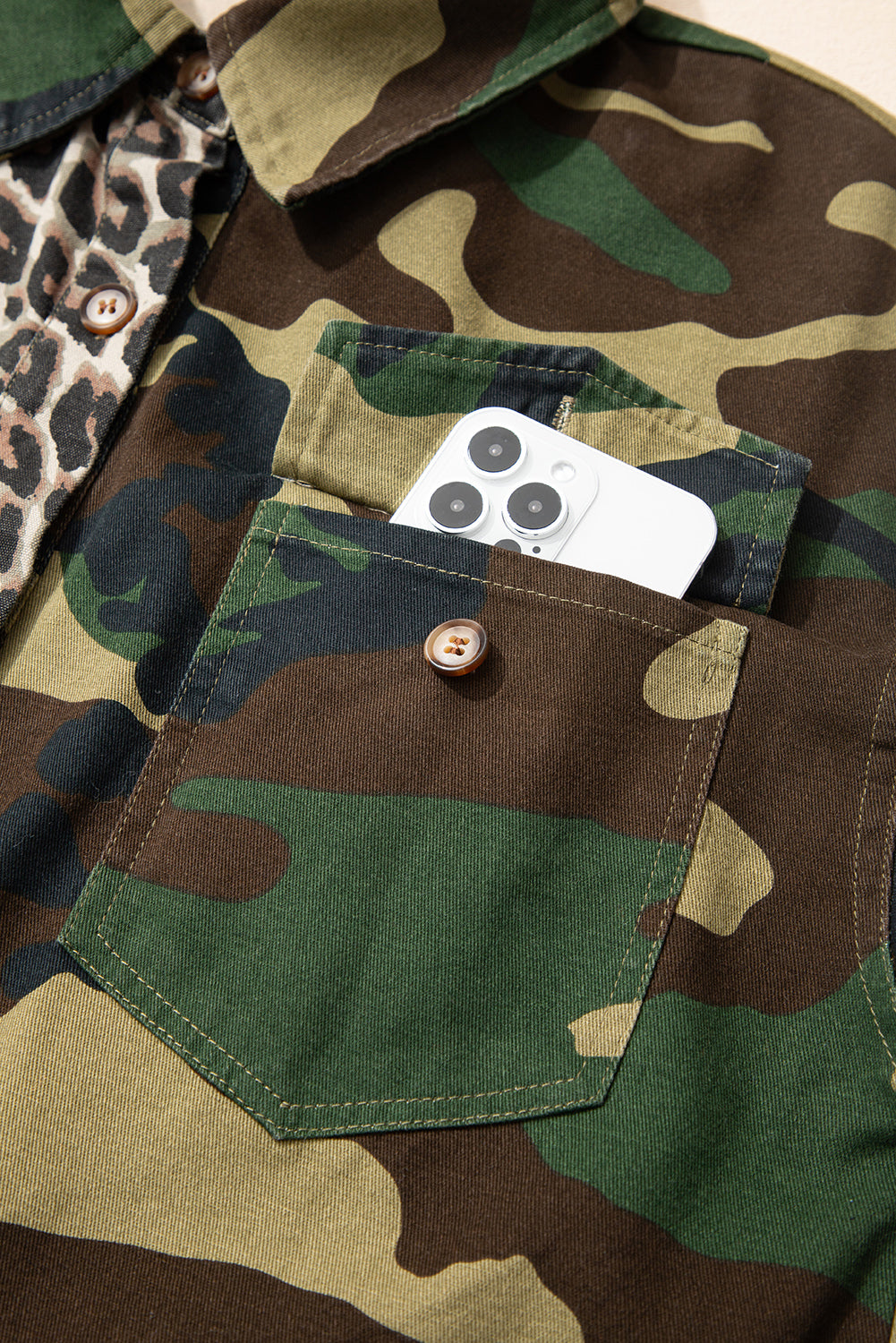 Kiara Patchwork Oversize Shacket
