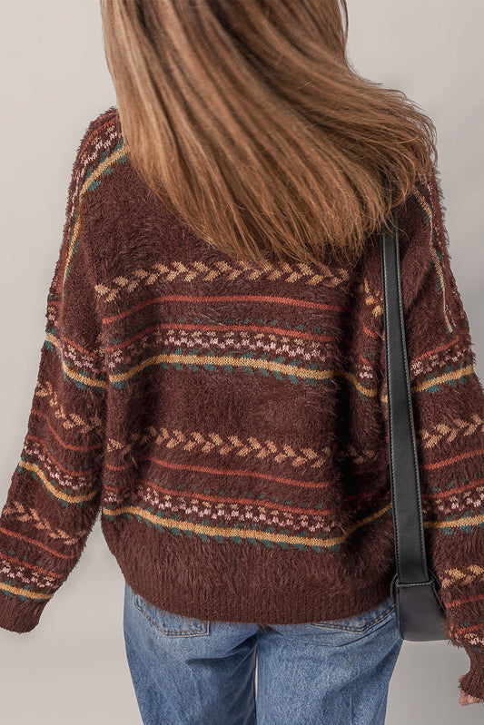 Madison Knitted Drop Shoulder Sweater
