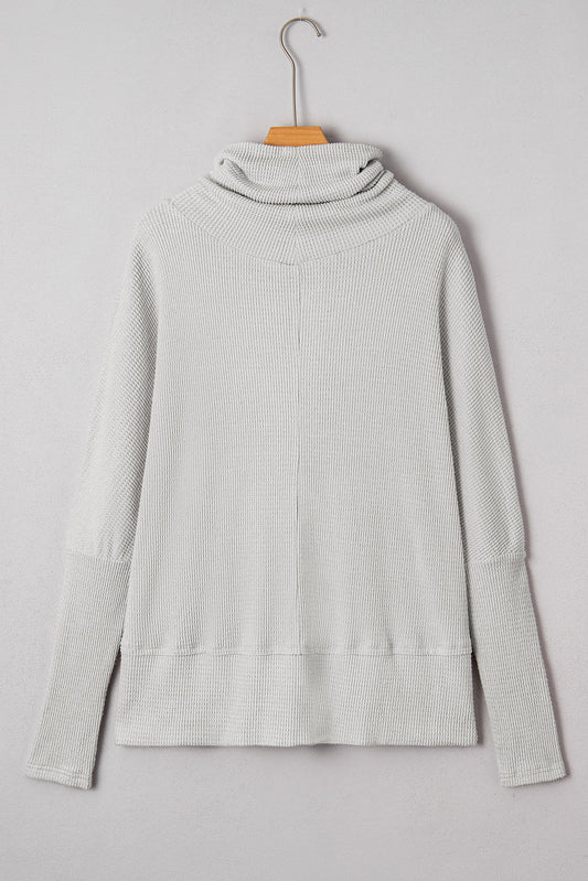 Amber Drawstring Cowl Oversize Top