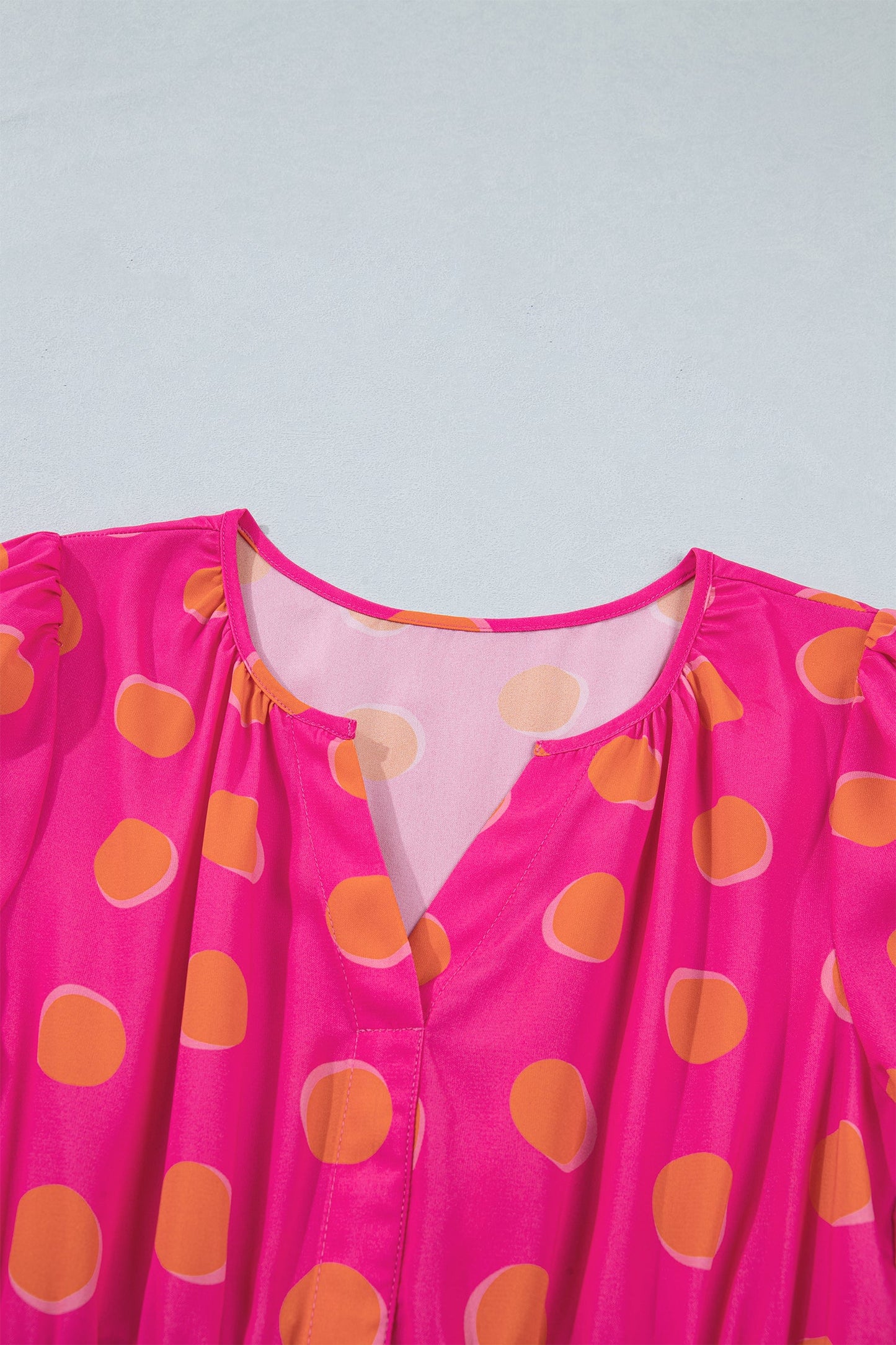 polka dot shirred midi dress Polka Dot Short Sleeve Shirred Waist Midi Dress – Modern Emporium