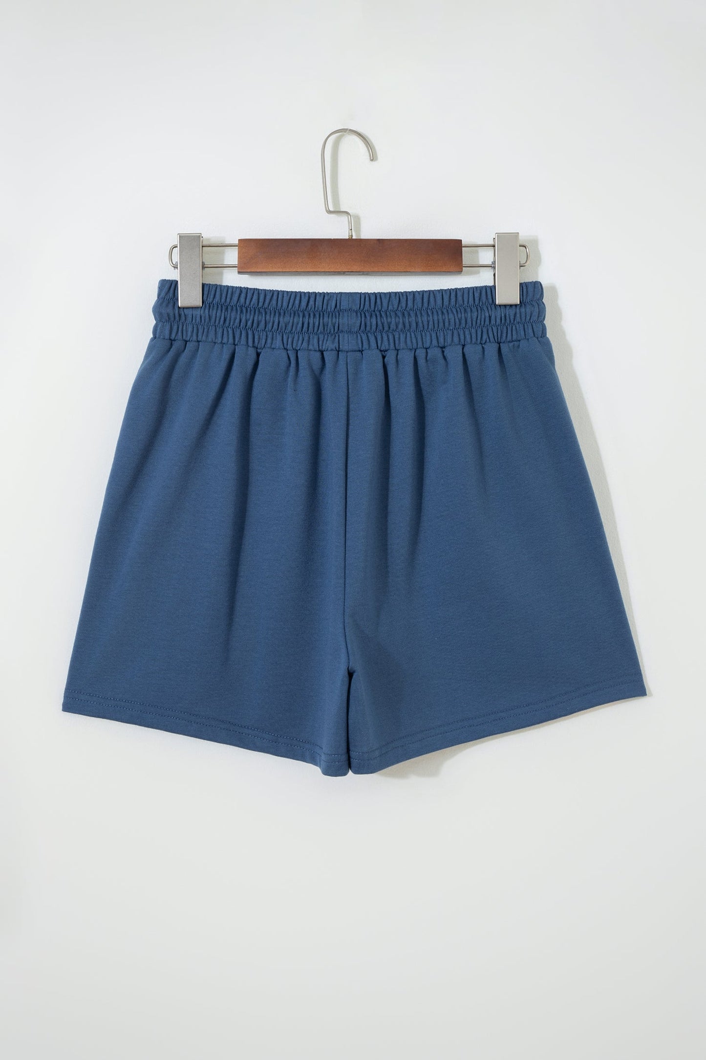 Colorblock Patchwork Varsity Stripe Drawstring Shorts