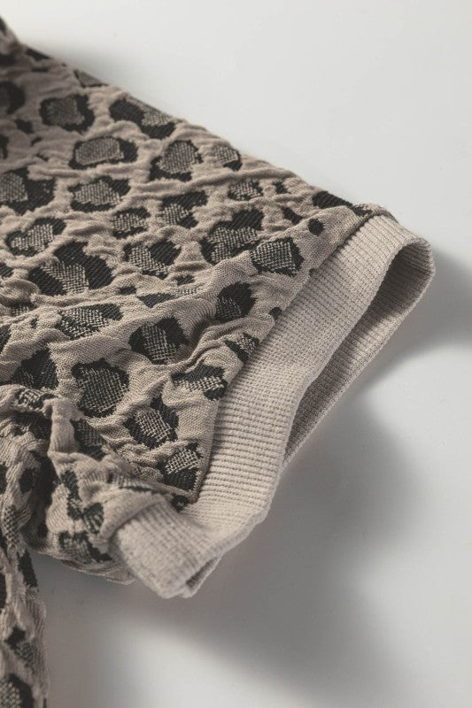 Zoya Print Short Sleeve Top stylish women's boutique wear