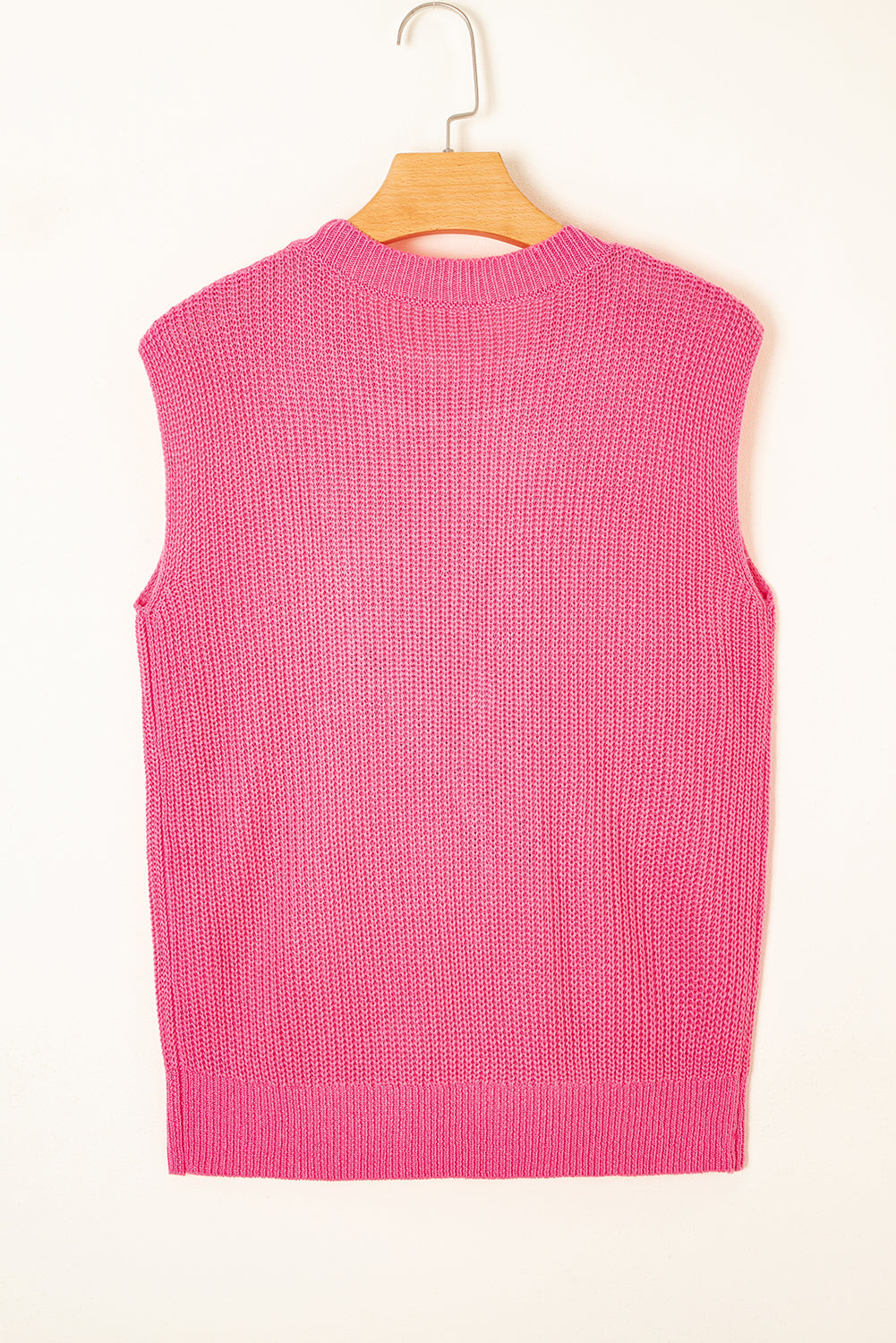 Western Cowboy Embroidered Round Neck Sleeveless Sweater