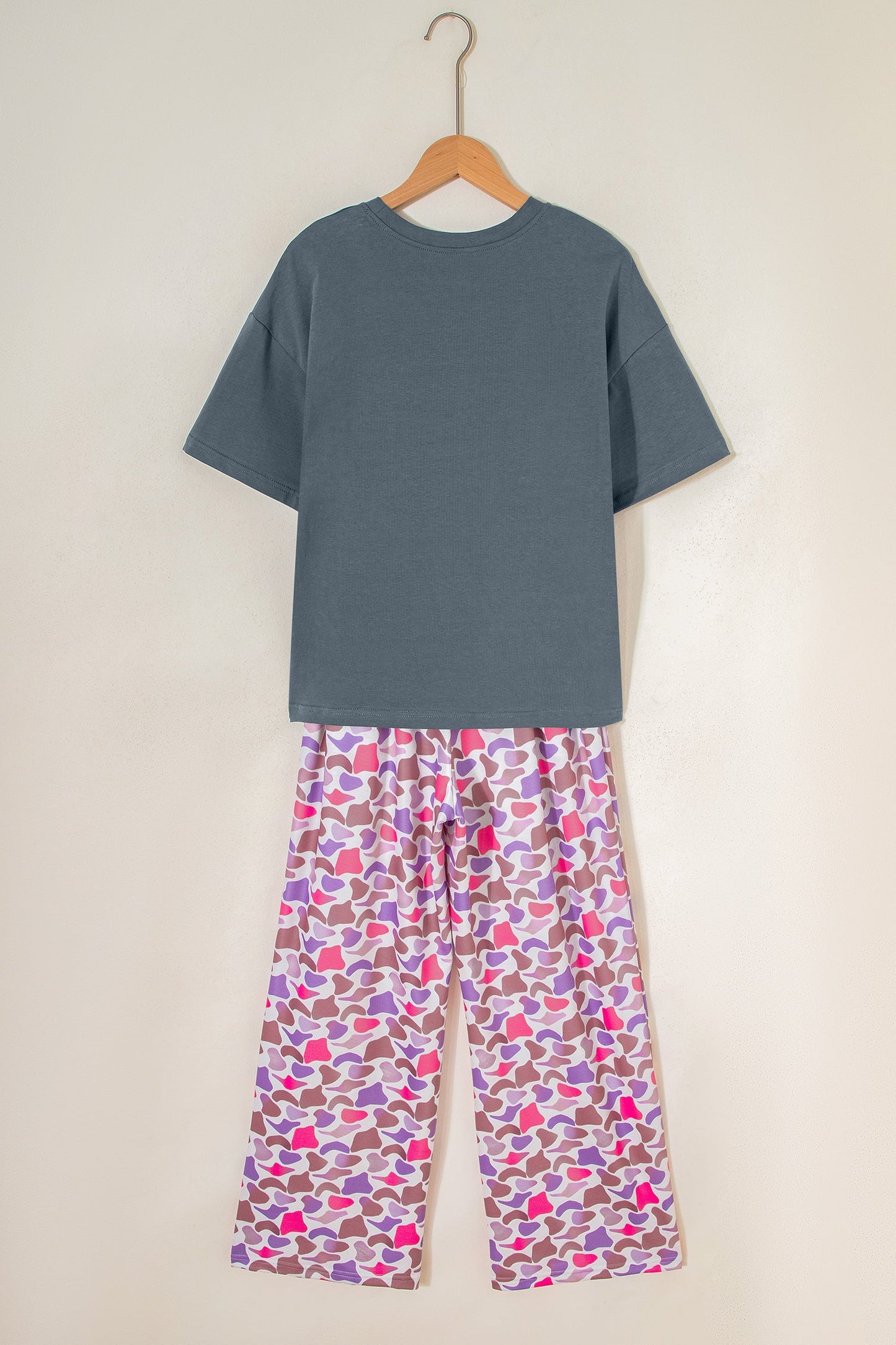 MAMA Camo Graphic Tee & Loose Pant Set