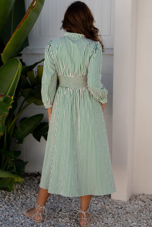 Veracella High Waist Midi Dress