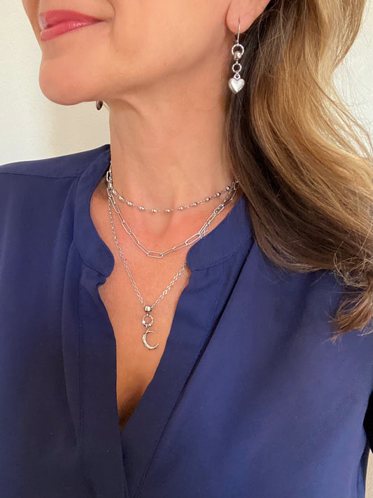 TINY MOON NECKLACE