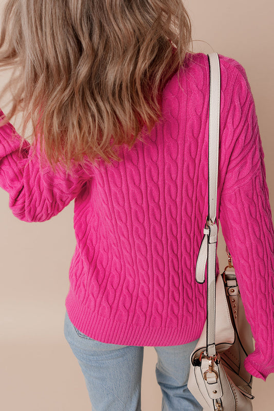 Lola High Drop Shoulder Sweater