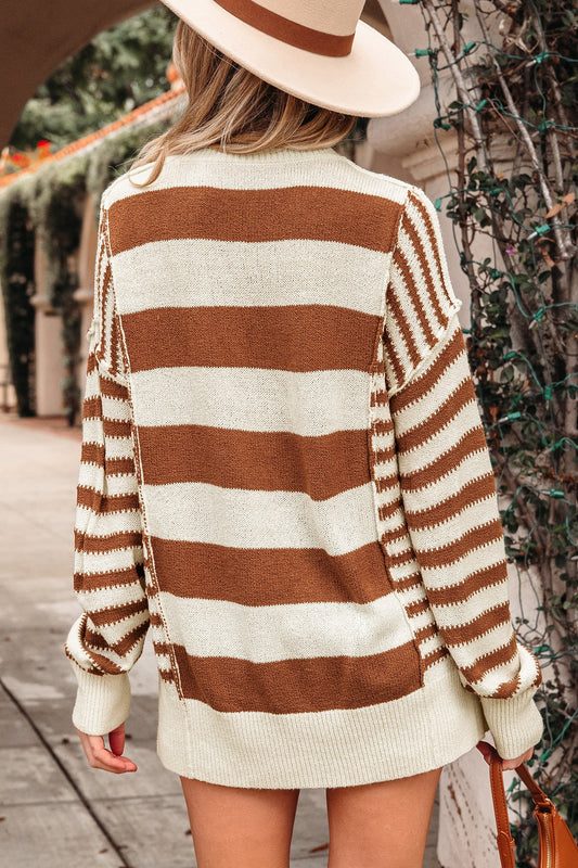 Sadie Sleeve Patchwork Baggy Sweater
