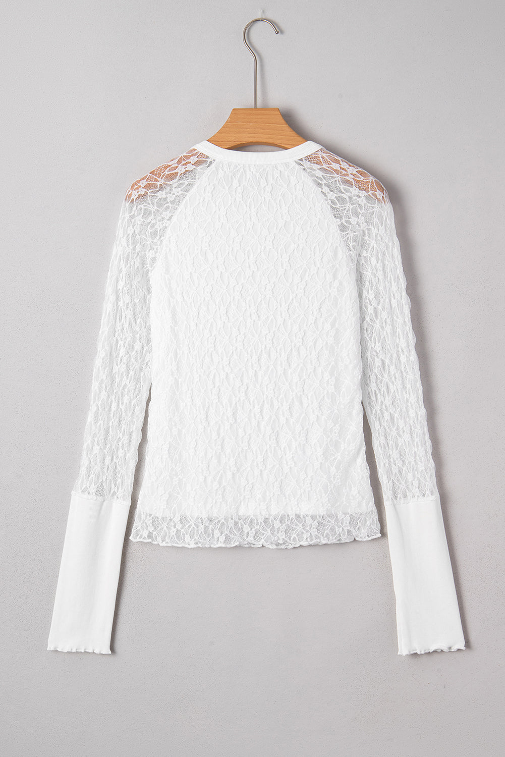 Luisa Slim Henley top Long Sleeve Top
