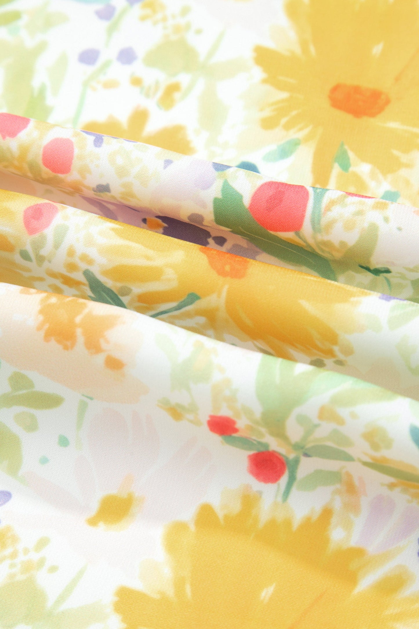 Floral Denim Tie Strap High Waist Maxi Dress