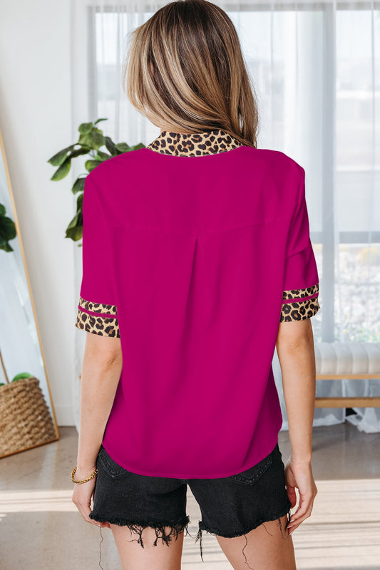 Elliana Trim Short Sleeve Blouse