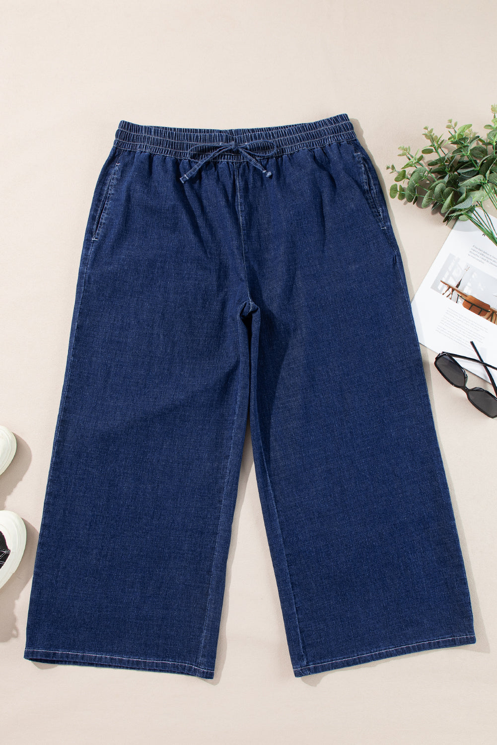 Analeia Wide Leg Casual PLUS Jeans