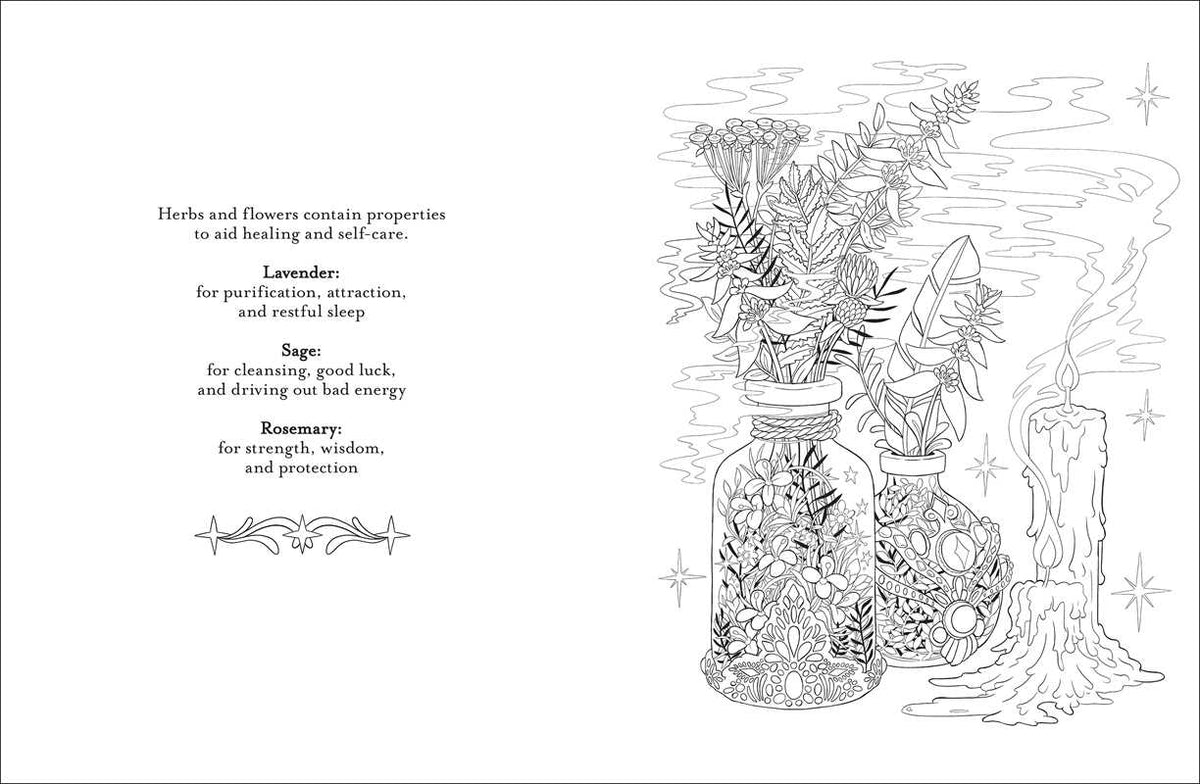 Believe in Magic Coloring Book by Claire Scully