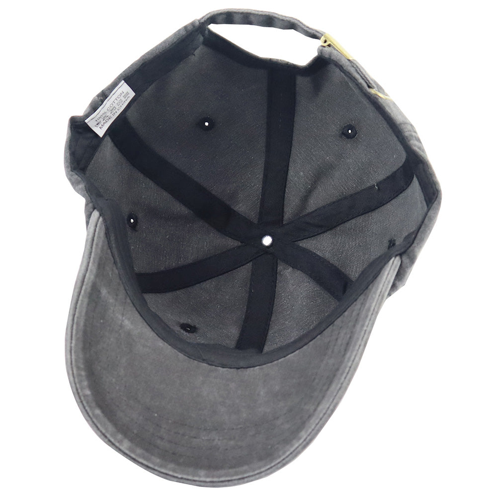 Vintage Washed Baseball Cap – "HOME Girl" Embroidered Distressed Trucker Hat
