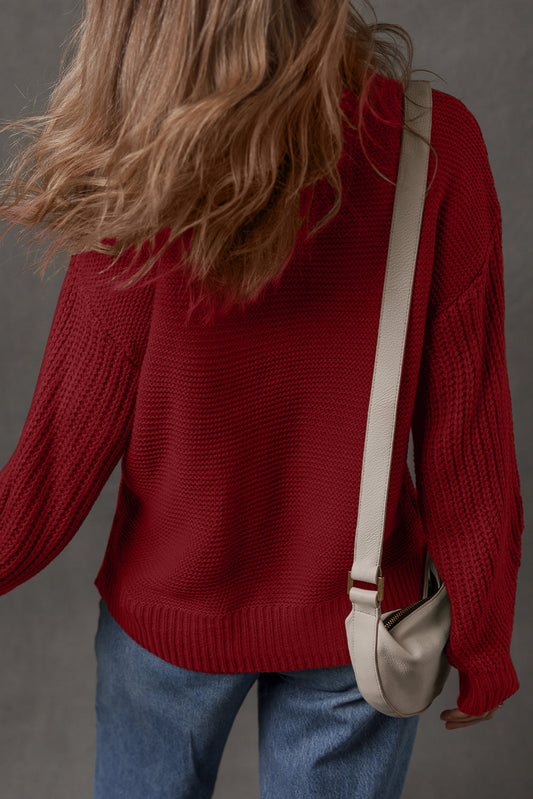 Natalia Drop Shoulder Loose Sweater