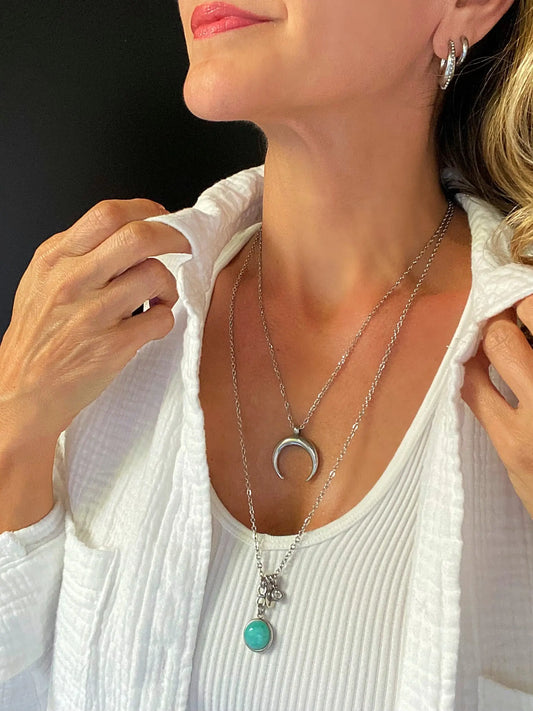 CRESCENT MOON NECKLACE