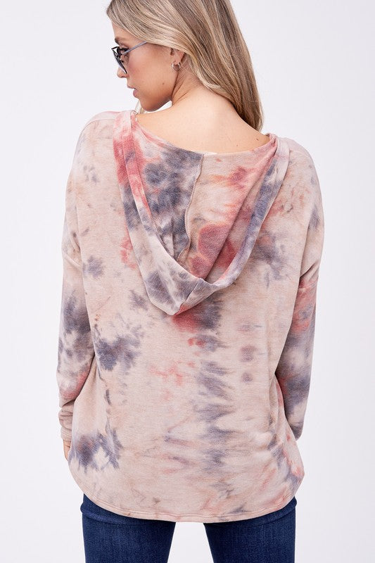 CLOUD TIE DYE TERRY SWEATSHIRT TOP