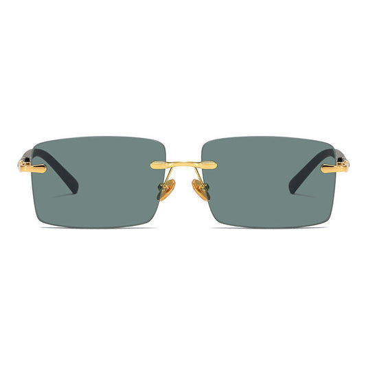 Rimless Crystal Sunglasses – Lightweight & Trendy